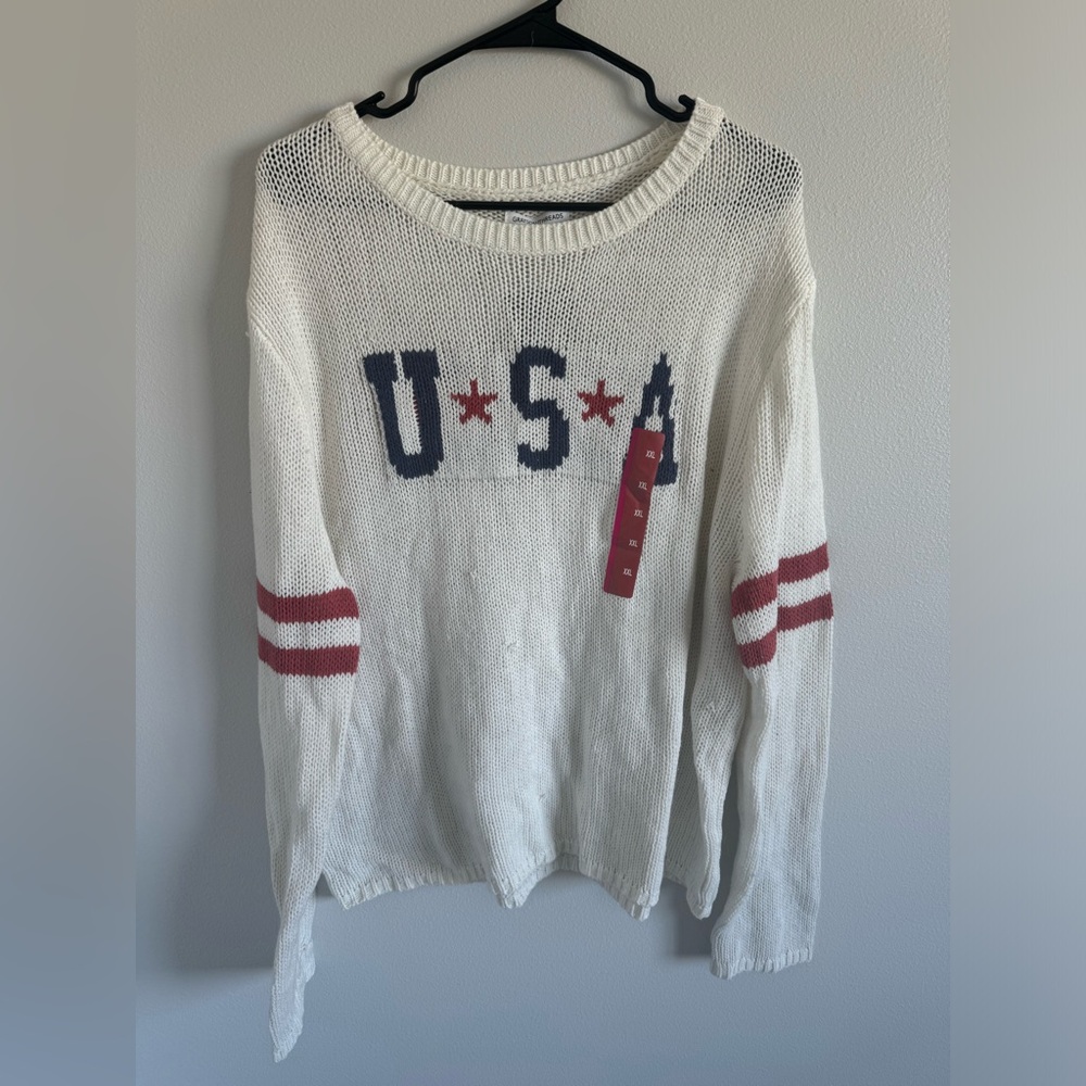 NWT Grayson Threads USA Sweater - Women’s Sz XXL